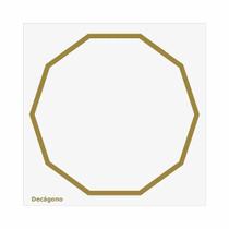 Placa radionica 14cm - decagono