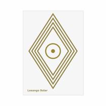 Placa radionica 14cm - losango solar