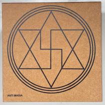 Placa Radiônica Anti Magia 17X17 em MDF 19X19 CM e 3mm expessura