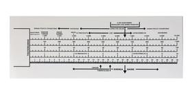 Placa radiônica biômetro - régua de mensuração - radiestesia Placa radiônica biômetro - régua de mensuração - radiestesia