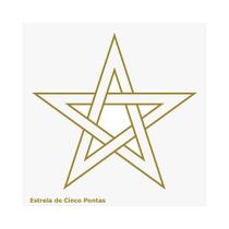 Placa Radiônica Estrela De Cinco Pontas - Master Chi