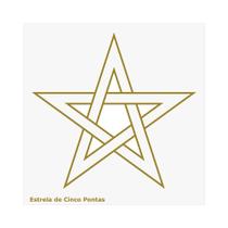 Placa Radiônica Estrela de Cinco Pontas - Representa o crescimento interior, a iluminação, o equilíbrio, a cura, e todas as características do ser