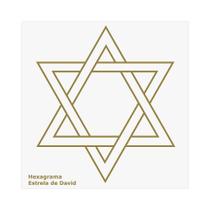 Placa Radiônica Hexagrama Estrela de Davi - Eleva a consciência, unifica os corpos sutis e alinha os chakras.