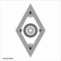 Placa Radiônica Justiça Divina 17x 9,5 em PVC 19x19 cm Placa Radiônica Justiça Divina 17x 9,5 em PVC 19x19 cm
