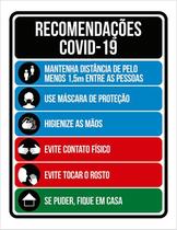 Placa - Recomendações Use Mascara De Proteção Lave, 36X46 Placa - Recomendações Use Mascara De Proteção Lave, 36X46