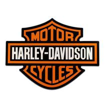 Placa Recorte Harley Davidson 42x32Cm
