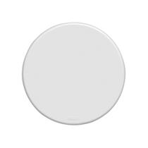 Placa Redonda Cega Branca Blanc Fame