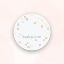 Placa Redonda Decorativo Casal Passaros 30x30 Madeira Mdf Adesivado