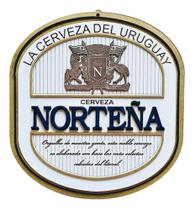 Placa Relevo Nortena, Cerveja, Bar, Churraqueira, Decoração 29 cm