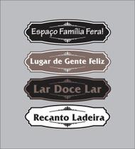 Placa Relevo Personalizada