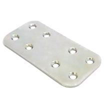 Placa Reta de Junção com 2 Peças em Aço Galvanizado 30x60x2mm - 2787 - MINUBRAS