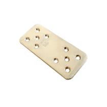 Placa Reta de Junção Minubras 40x90x2,65mm Placa Reta de Junção Minubras 40x90x2,65mm