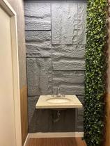 Placa Revestimento Pedra Leve 20 Placas Acompanha 1 Cola Pu