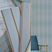 Placa Ripadas MDF Autocolante 45cm por 11cm fácil instalação