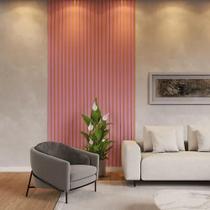 Placa Ripadas MDF Autocolante 45cm por 11cm fácil instalação