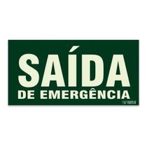 Placa S13 - Saída de Emergência