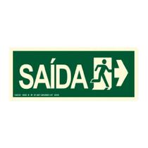 Placa S14D - Rota de Fuga Saida a Direita