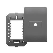 Placa Saída De Fio Com Suporte Fame Habitat Onix 4x2 Onix Placa Saída De Fio Com Suporte Fame Habitat Onix 4x2 Onix