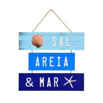 Placa Sal Areia E Mar 43X53Cm