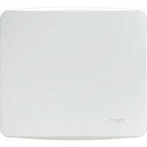 Placa Schneider Miluz Branca 4X4 - Cega Com Suporte - S3B27500