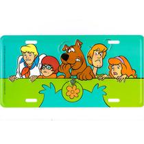 Placa Scooby Doo - Hanna Barbera em Metal com Relevo