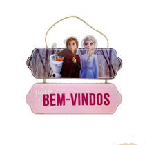 Placa Sejam Bem Vindos Frozen II - 1 unidade - Grintoy - Rizzo Placa Sejam Bem Vindos Frozen II - 1 unidade - Grintoy - Rizzo