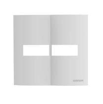 Placa Sem Suporte 4x4 P/ 2 Módulos Atria - Soprano Placa Sem Suporte 4x4 P/ 2 Módulos Atria - Soprano