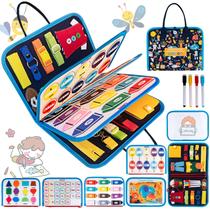 Placa Sensorial Montessori Busy Board POCHY - Para Crianças de 1 a 3 Anos