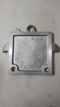Placa Separadora de Aluminio para Filtro Prensa - 7 X 7 com 2 Furos