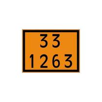 Placa Simbologia de Risco Para Transportes de Carga Perigosa 30x40 Plastcor Placa Simbologia de Risco Para Transportes de Carga Perigosa 30x40 Plastcor