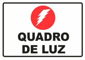 Placa sin. ps 096 quadro de luz