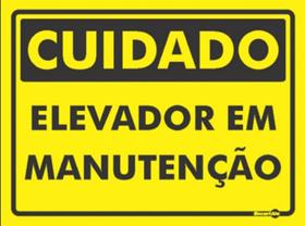 Placa sin. ps 440 cuidado elev.em manut