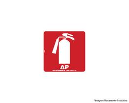 Placa Sinal.Fotoluminescentes Extintor Agua 20X20Cm 2538