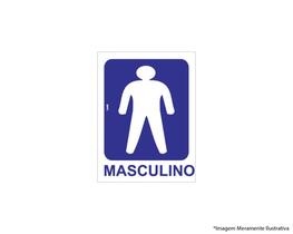 Placa Sinal.pvc 15x20cm Sanit Masc