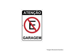 Placa Sinal.pvc 20x30cm Atencao Garagem Ref2471 Placa Sinal.pvc 20x30cm Atencao Garagem Ref2471