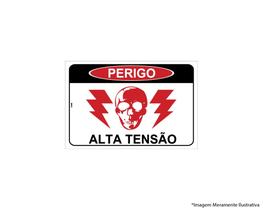 Placa Sinal.pvc 20x30cm Perigo Alta Tensao Ref2438 Placa Sinal.pvc 20x30cm Perigo Alta Tensao Ref2438
