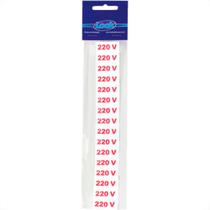 Placa Sinalizacao 1,5X 4 - 220V C/16 - Kit C/5 CA Placa Sinalizacao 1,5X 4 - 220V C/16 - Kit C/5 CA