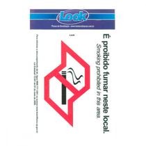 Placa Sinalizacao 20X25 P.Fumar C/Lei - Kit C/5 CA