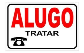 Placa sinalização alugo aluga-se 20x30