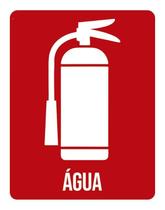 Placa Sinalização Ambiente Hidrante Água 36X46