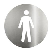 Placa Sinalizacao Banheiro Masculino Em Inox Biovis Homem Placa Sinalizacao Banheiro Masculino Em Inox Biovis Homem
