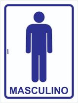 Placa Sinalização Banheiro Sanitário Masculino Homem Wc Placa Sinalização Banheiro Sanitário Masculino Homem Wc