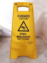 Placa Sinalização Cavalete Piso Molhado - Romher