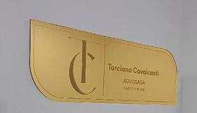 Placa Sinalização de Porta Personalizada em Acrílico Espelhado - Design Moderno e Elegante
