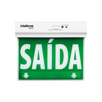 Placa sinalização Emergência face única PSA 125 Intelbras Placa sinalização Emergência face única PSA 125 Intelbras