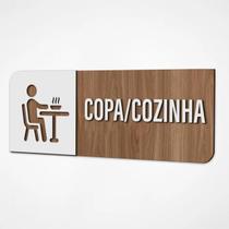Placa Sinalização Indicativa Copa / Cozinha