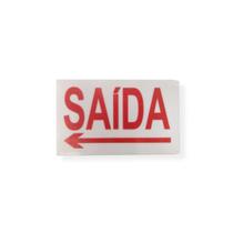 Placa Sinalização New Slim VM-BR Saida Seta Esq Intelbras Placa Sinalização New Slim VM-BR Saida Seta Esq Intelbras