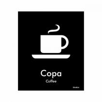 Placa Sinalizacao Poliestireno 15X18 "Copa (Portugues/Ingles)" Blk08