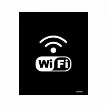 Placa Sinalizacao Poliestireno 15X18 ''Nternet Wifi'' Blk07