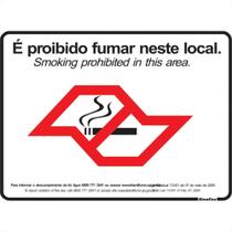 Placa Sinalizacao Poliestireno 20X25 ''lei Estadual Sp13541'' 280Sp